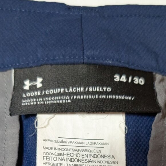 Under Armour Golf Pants Mens Size 34/30 Loose Fit Performance Commuter Traveler - Picture 3 of 9